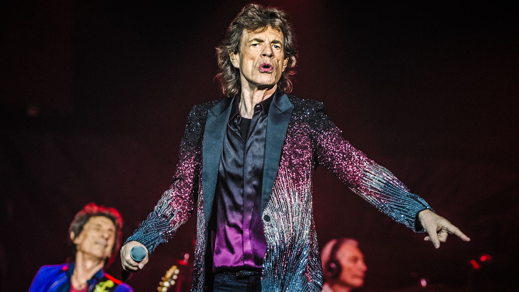 Keith Richards mit Vokuhila